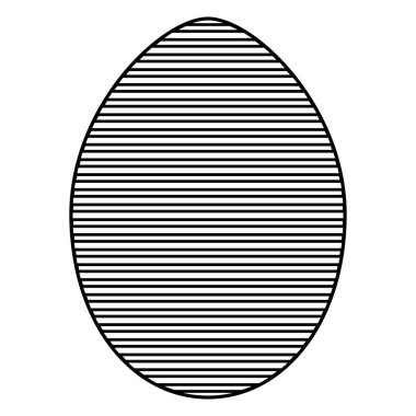 Mutlu Paskalya geometrik figürler ile boyalı yumurta