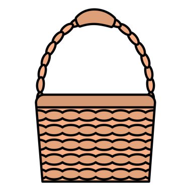 hasır sepet boş simgesi