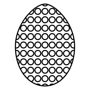 noktalı mutlu Paskalya boyalı yumurta