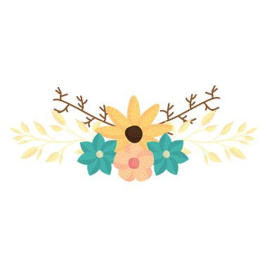 Güzel çiçek bahçesi dekorasyonu