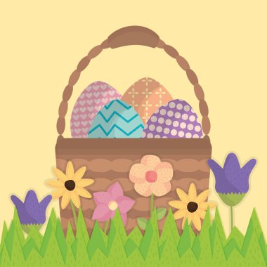 sepette Yumurta Boyalı Paskalya