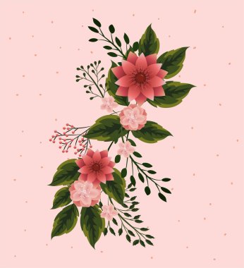 doğa çiçek bitki dalları ile yaprakları