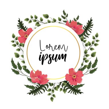 çiçek bitki dalları ile etiketle bırakır