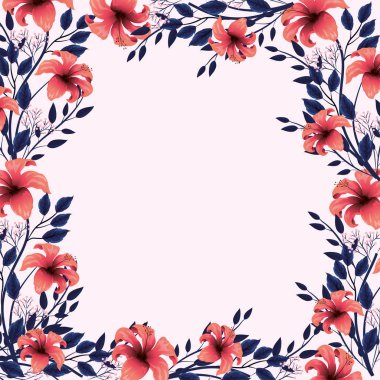 doğa ile egzotik çiçekler bitkiler yaprakları arka plan