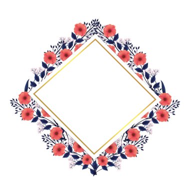 doğa çiçek bitkiler ile elmas etiket