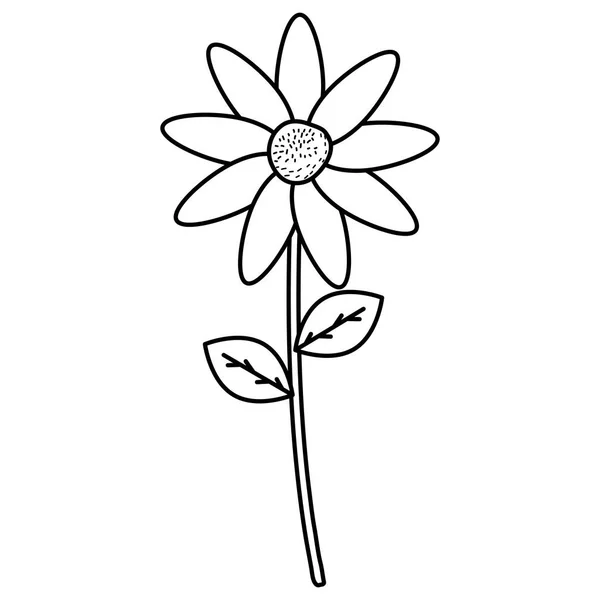 Красива квіткова декоративна ікона — стоковий вектор