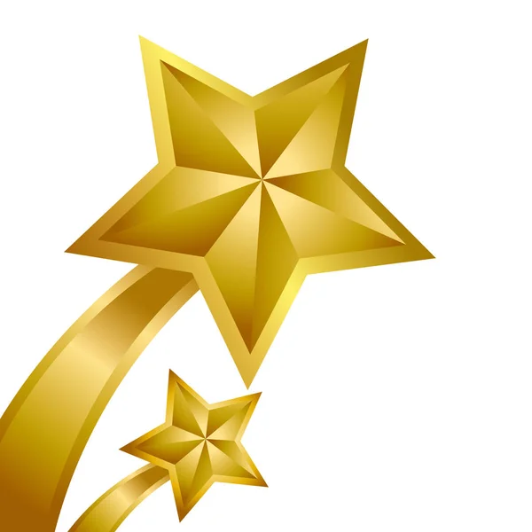 Ganador Estrella de Oro — Vector de stock