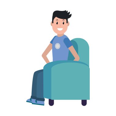 Genç adam çizgi filmi