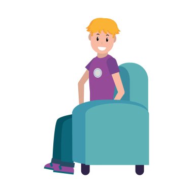 Genç adam çizgi filmi