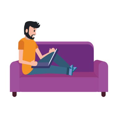 Genç adam çizgi filmi