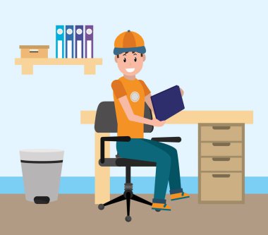 Genç adam çizgi filmi