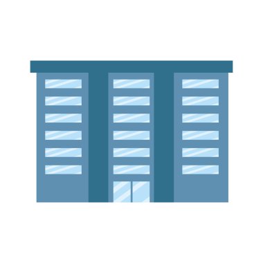 İzole kentsel inşaat yapı