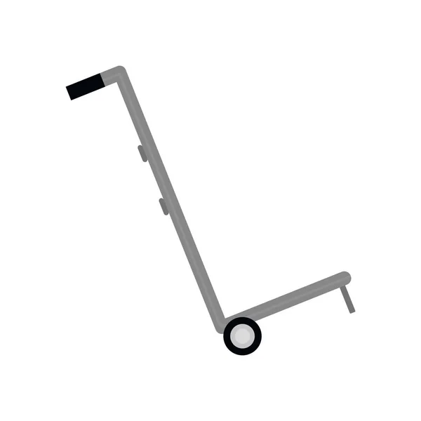 Pushcart icono aislado — Vector de stock