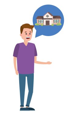 Emlak adam çizgi film