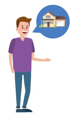 Emlak adam çizgi film