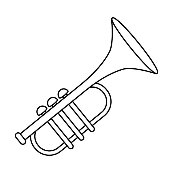 Muziek instrument cartoon — Stockvector