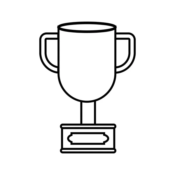 Campeón trofeo de dibujos animados — Vector de stock