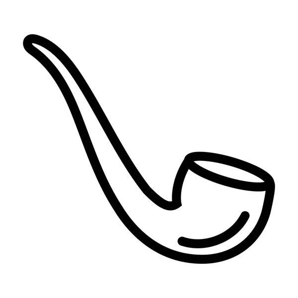 Smoking pipe kreskówka — Wektor stockowy