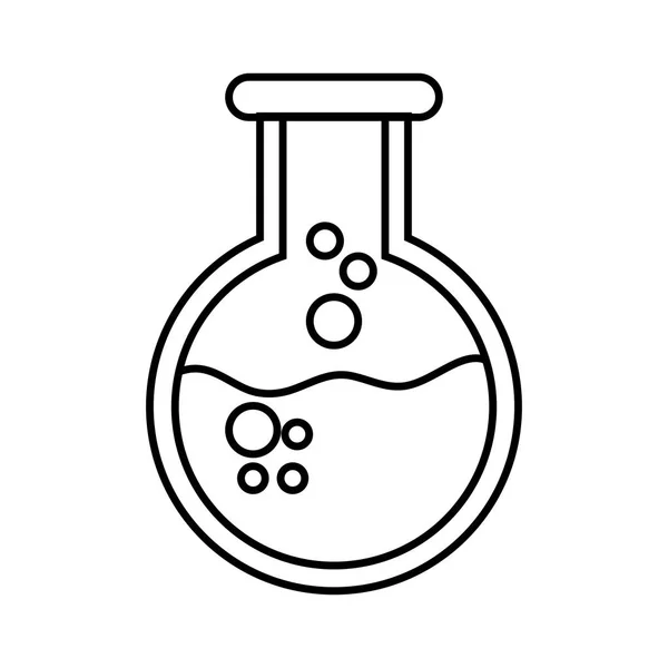 Química vaso de precipitados de dibujos animados — Archivo Imágenes Vectoriales