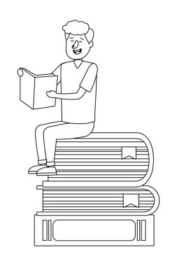 Genç adam çizgi filmi