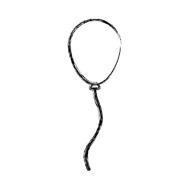 Grunge balon parti dekorasyon nesne stili