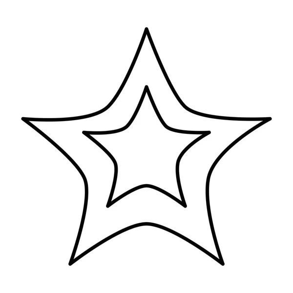 Ligne lumière étoile art ciel conception — Image vectorielle