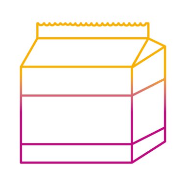 bozulmuş satır sağlıklı süt kutusu taze içecek