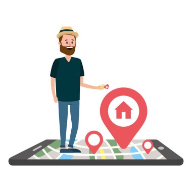 Emlak adam çizgi film