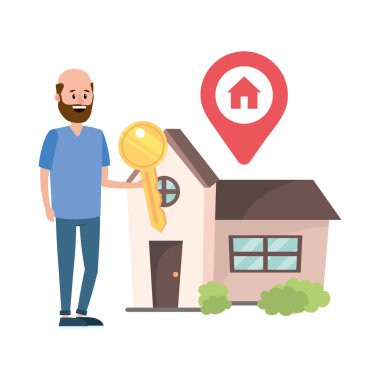 Emlak adam çizgi film