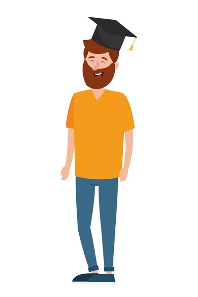 Jonge man cartoon — Stockvector