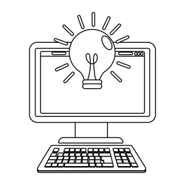 teknoloji bilgisayar çizgi film