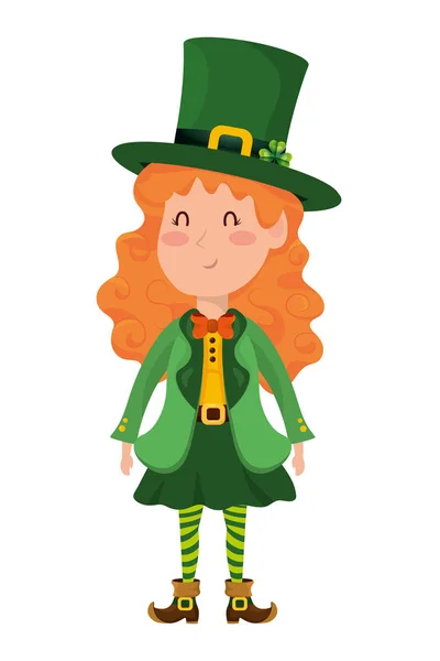 St Patricks Tag Elf — Stockvektor