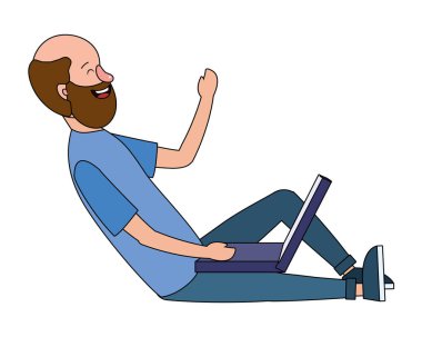 yakışıklı adam çizgi film