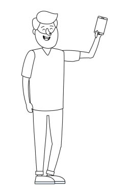 Genç adam çizgi filmi