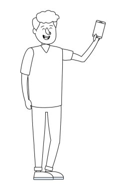 Genç adam çizgi filmi