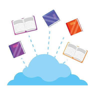 Online Eğitim öğeleri çizgi film