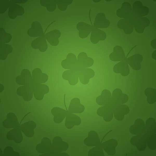 Fond patron vert irlandais — Image vectorielle