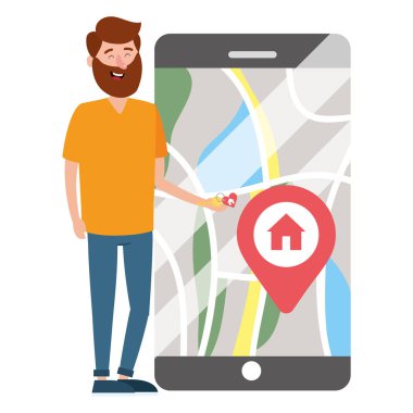 Emlak adam çizgi film