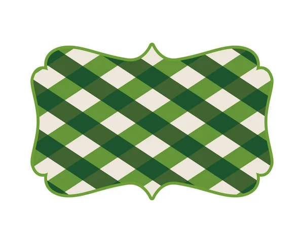 Signo verde irlandés — Archivo Imágenes Vectoriales