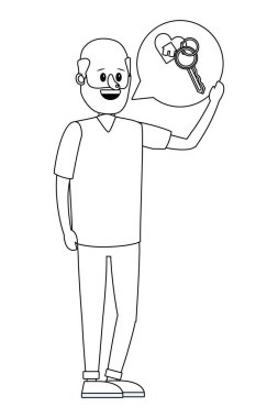 Genç adam çizgi filmi