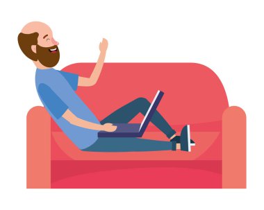 Genç adam çizgi filmi