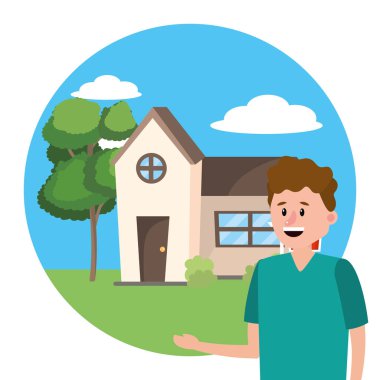 Genç adam çizgi filmi