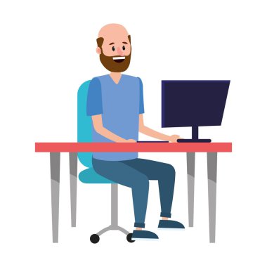 Genç adam çizgi filmi