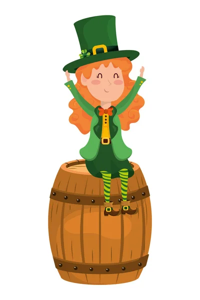 St patricks dag cartoon — Stockvector