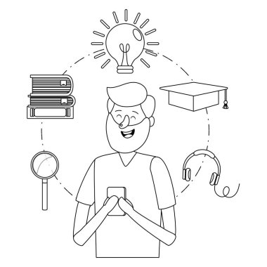 Online Eğitim çizgi film