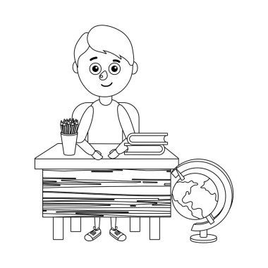 genç çocuk öğrenci masaüstü