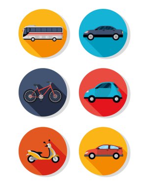 toplu taşıma araçları simgesi