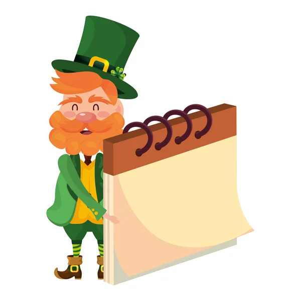 St Patricks dag kabouter — Stockvector