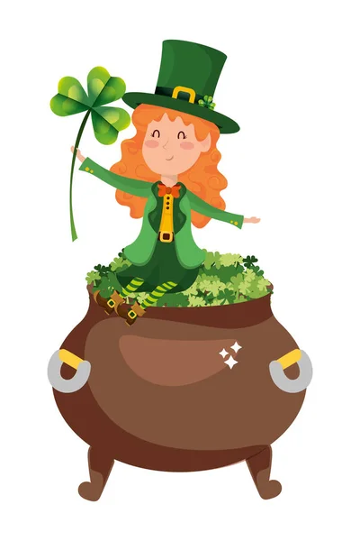 St patricks day cartoon — Stock Vector