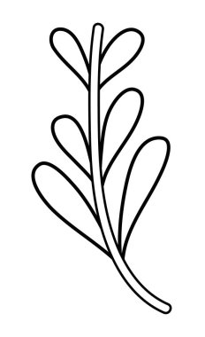 satır doğal bitki bitki organik madde vektör çizim